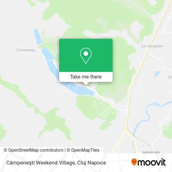 Câmpeneşti Weekend Village map
