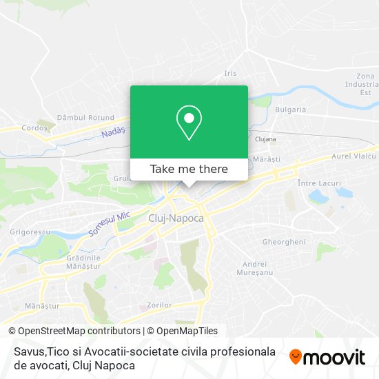 Savus,Tico si Avocatii-societate civila profesionala de avocati map