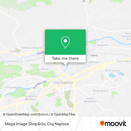 Mega Image Shop&Go map