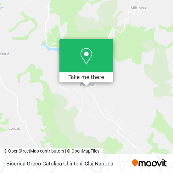 Biserica Greco Catolică Chinteni map