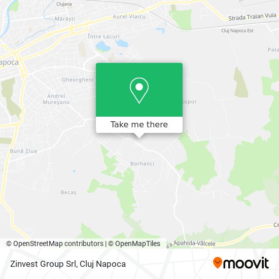 Zinvest Group Srl map