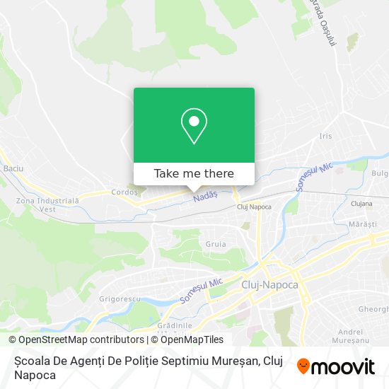 Școala De Agenți De Poliție Septimiu Mureșan map