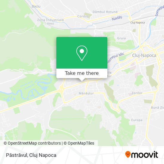 Păstrăvul map