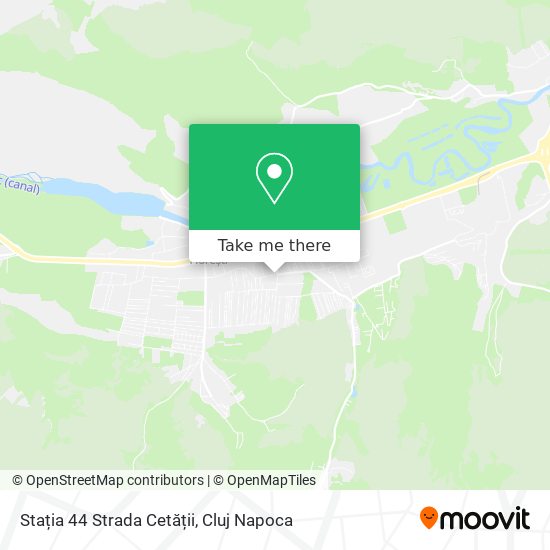 Stația 44 Strada Cetății map