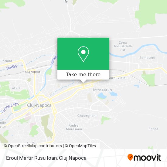 Eroul Martir Rusu Ioan map