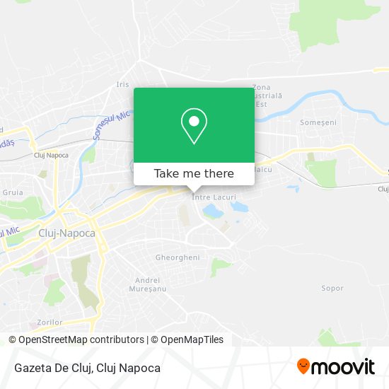 Gazeta De Cluj map