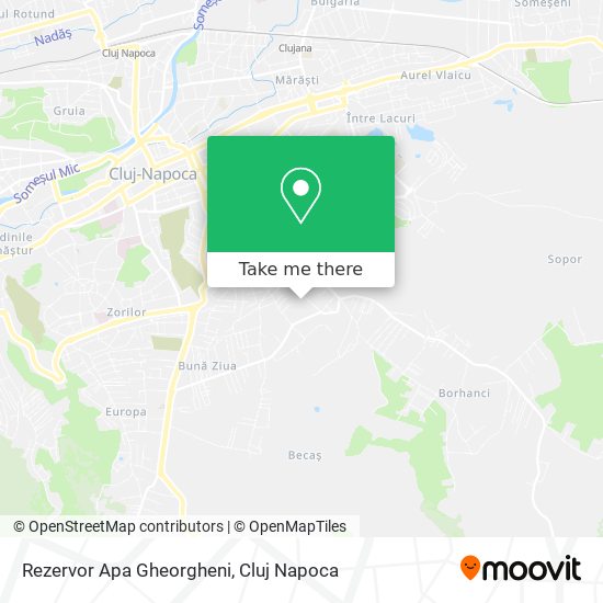 Rezervor Apa Gheorgheni map