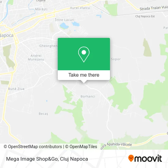 Mega Image Shop&Go map