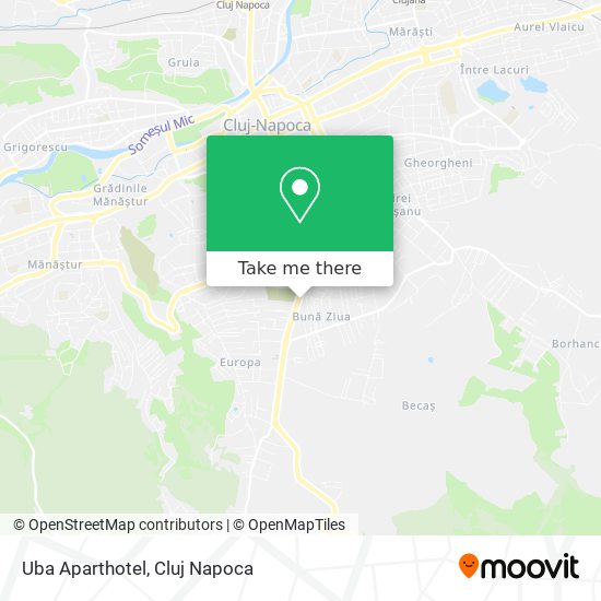 Uba Aparthotel map