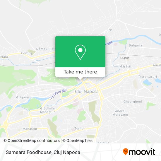 Samsara Foodhouse map
