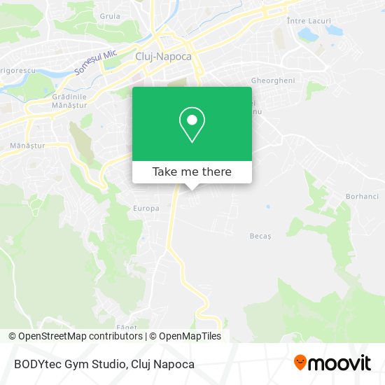 BODYtec Gym Studio map