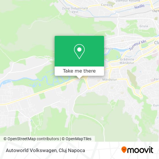 Autoworld Volkswagen map