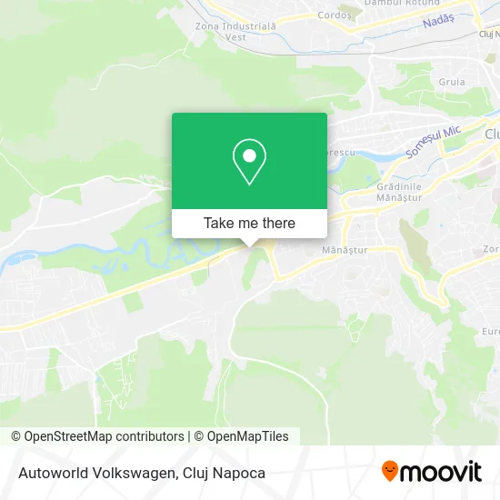 Autoworld Volkswagen map