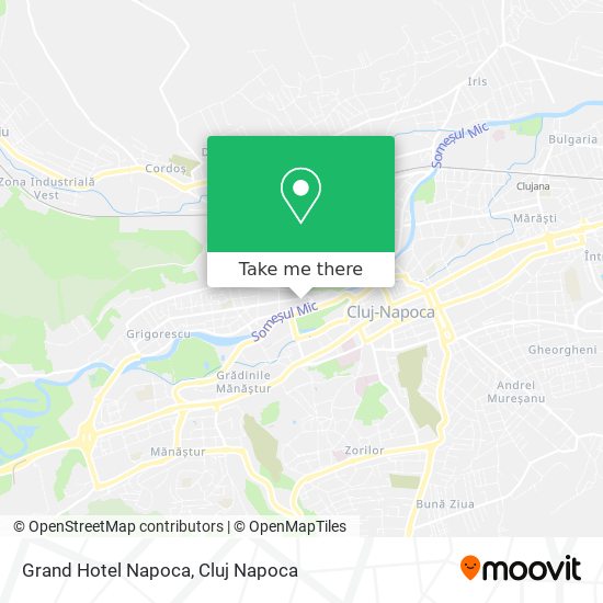 Grand Hotel Napoca map