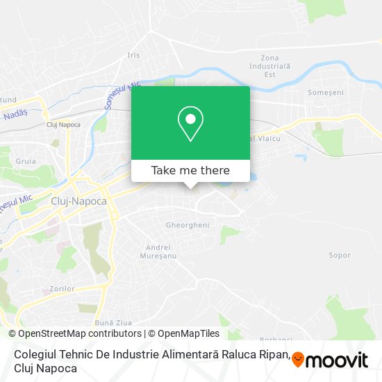 Colegiul Tehnic De Industrie Alimentară Raluca Ripan map