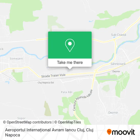 Aeroportul Internațional Avram Iancu Cluj map