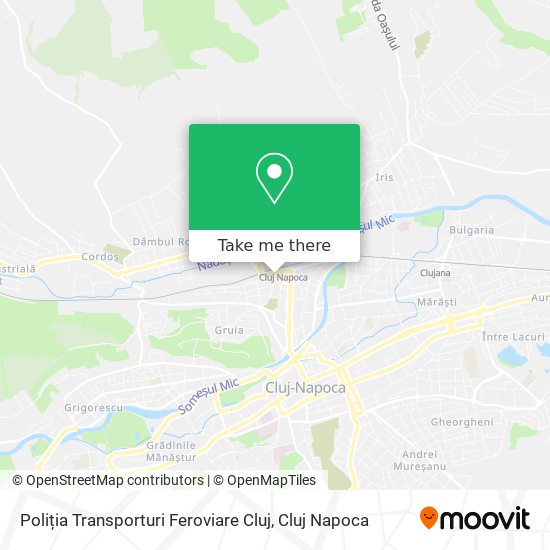 Poliția Transporturi Feroviare Cluj map