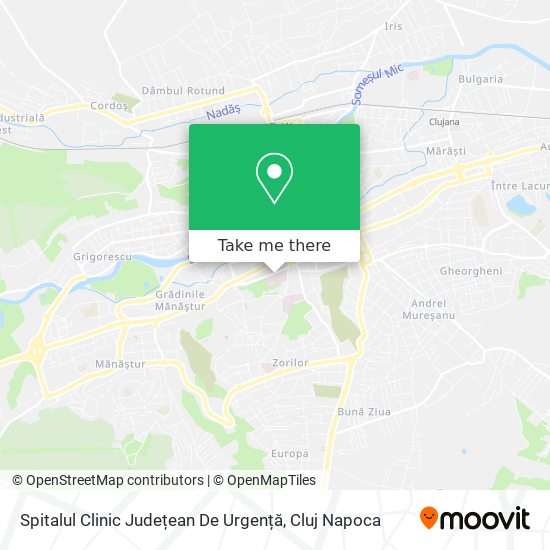 Spitalul Clinic Județean De Urgență map