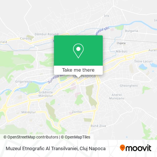 Muzeul Etnografic Al Transilvaniei map