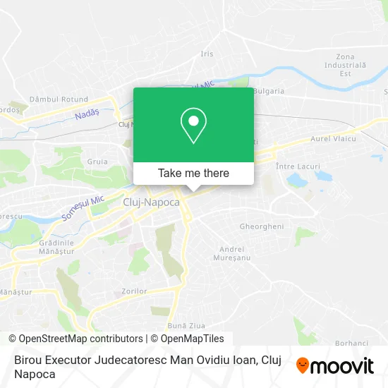 Birou Executor Judecatoresc Man Ovidiu Ioan map