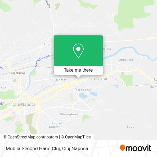 Mobila Second Hand Cluj map