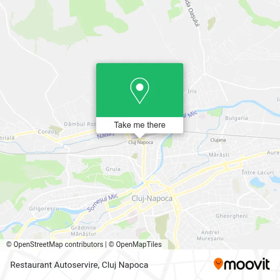 Restaurant Autoservire map