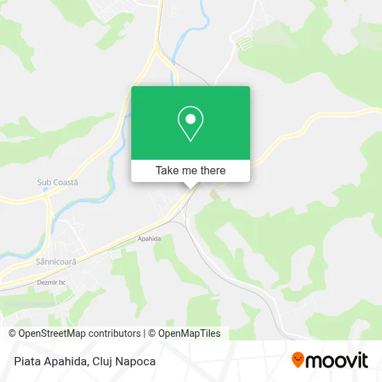 Piata Apahida map