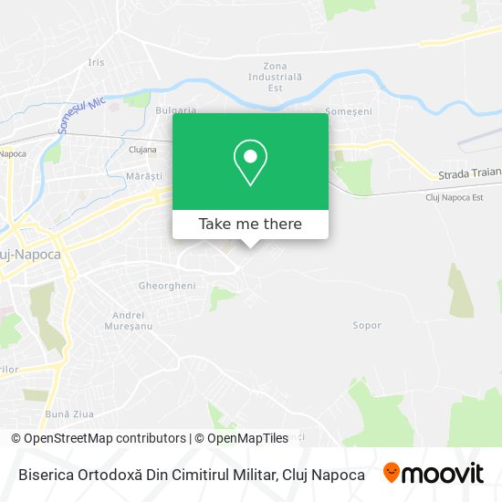 Biserica Ortodoxă Din Cimitirul Militar map