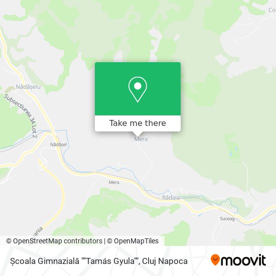 Școala Gimnazială ""Tamás Gyula"" map
