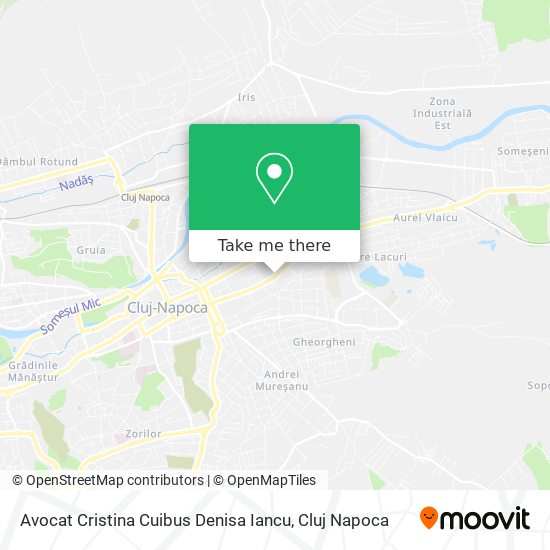 Avocat Cristina Cuibus Denisa Iancu map