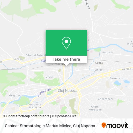 Cabinet Stomatologic Marius Miclea map