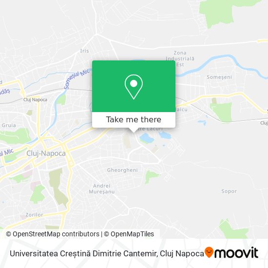 Universitatea Creștină Dimitrie Cantemir map