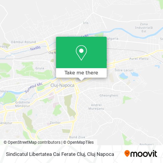 Sindicatul Libertatea Cai Ferate Cluj map