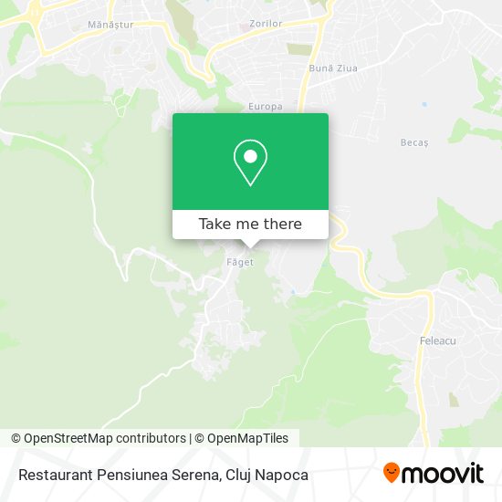 Restaurant Pensiunea Serena map