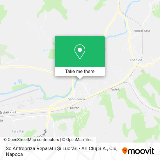 Sc Antrepriza Reparații Și Lucrări - Arl Cluj S.A. map