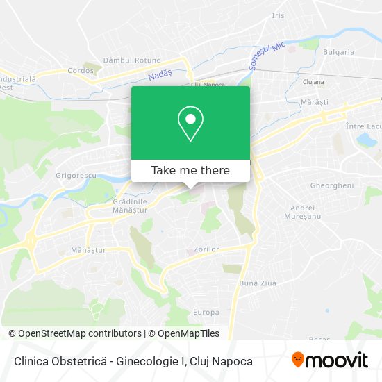 Clinica Obstetrică - Ginecologie I map