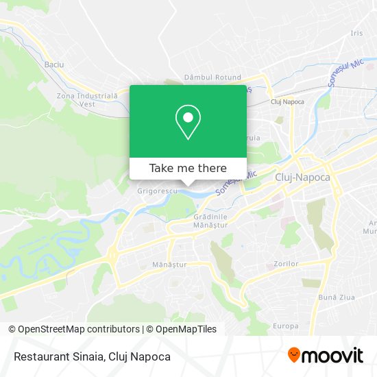 Restaurant Sinaia map