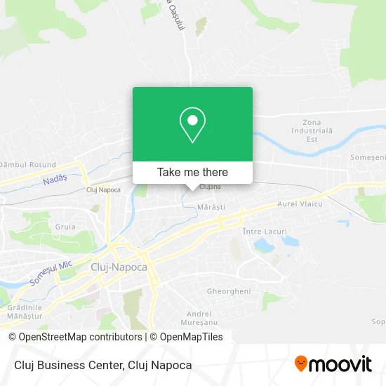 Cluj Business Center map