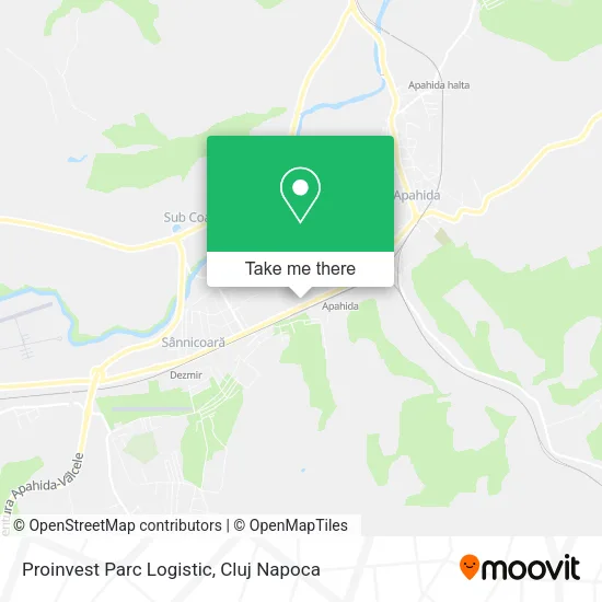 Proinvest Parc Logistic map