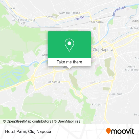 Hotel Pami map