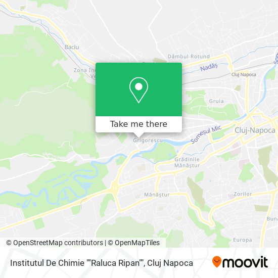 How to get to Institutul De Chimie Raluca Ripan in Cluj-Napoca by Bus  or Trolleybus?