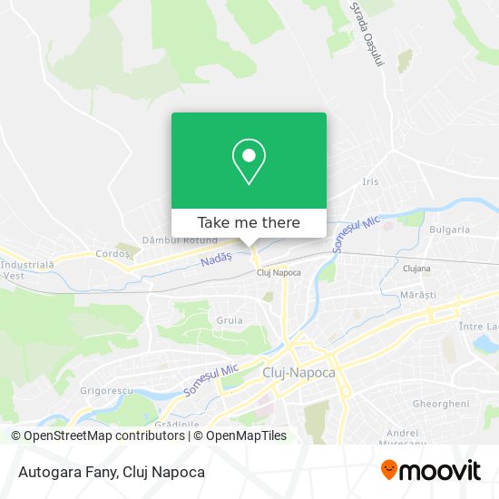 Autogara Fany map