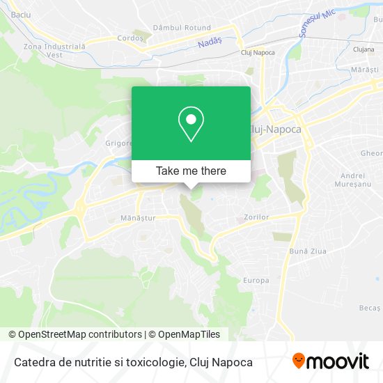 Catedra de nutritie si toxicologie map