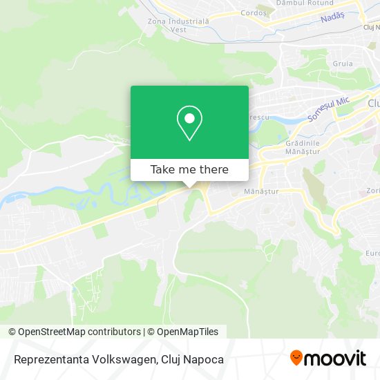 Reprezentanta Volkswagen map