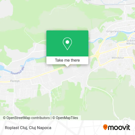 Roplast Cluj map