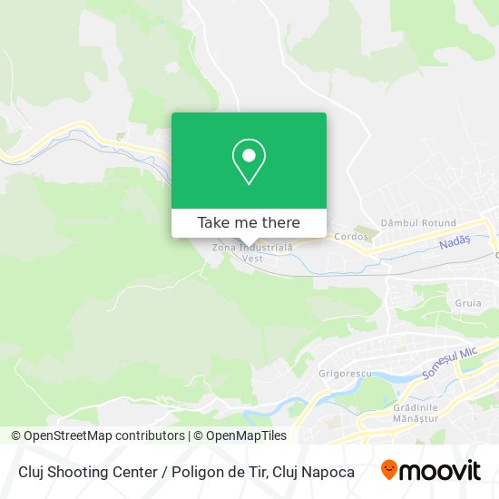 Cluj Shooting Center / Poligon de Tir map