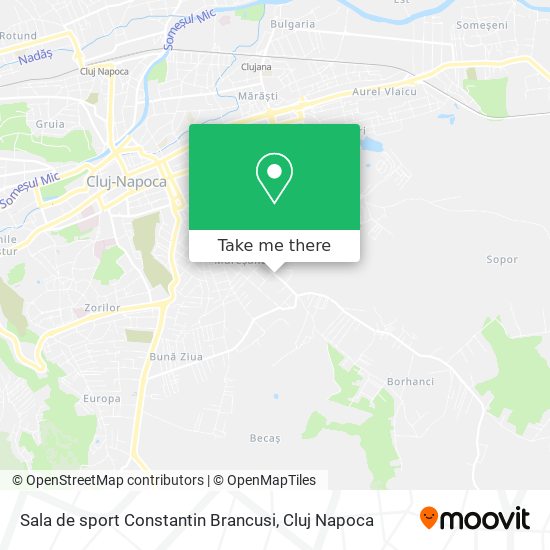 Sala de sport Constantin Brancusi map