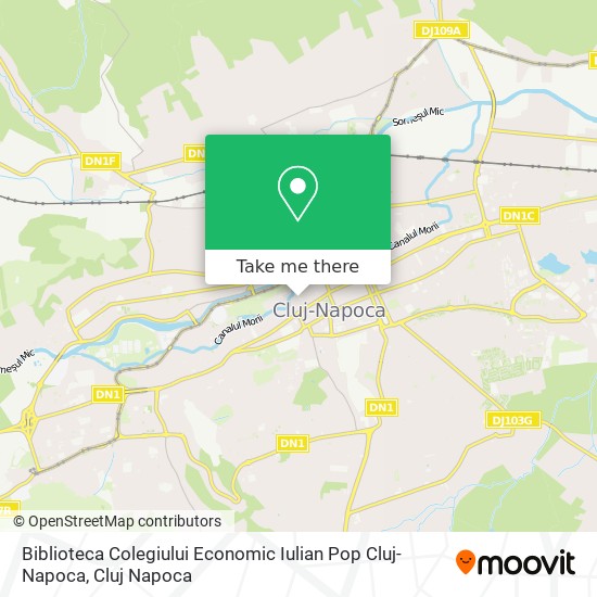 Biblioteca Colegiului Economic   Iulian Pop   Cluj-Napoca map