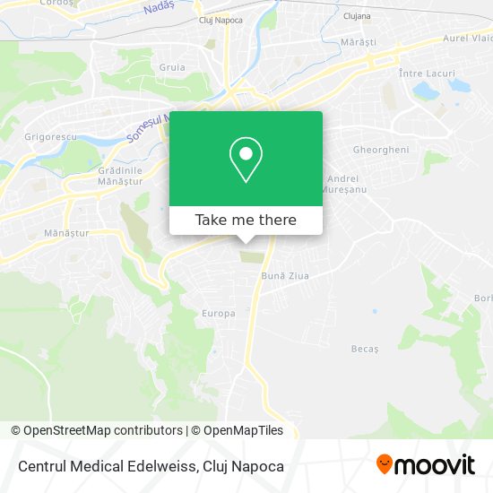 Centrul Medical Edelweiss map