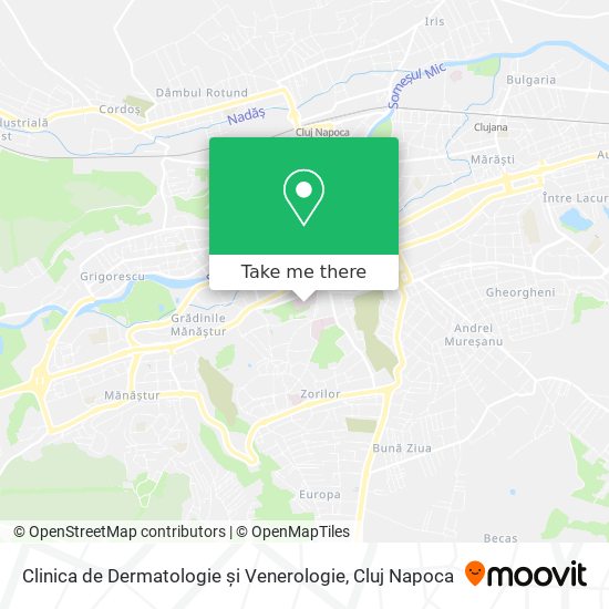 Clinica de Dermatologie și Venerologie map